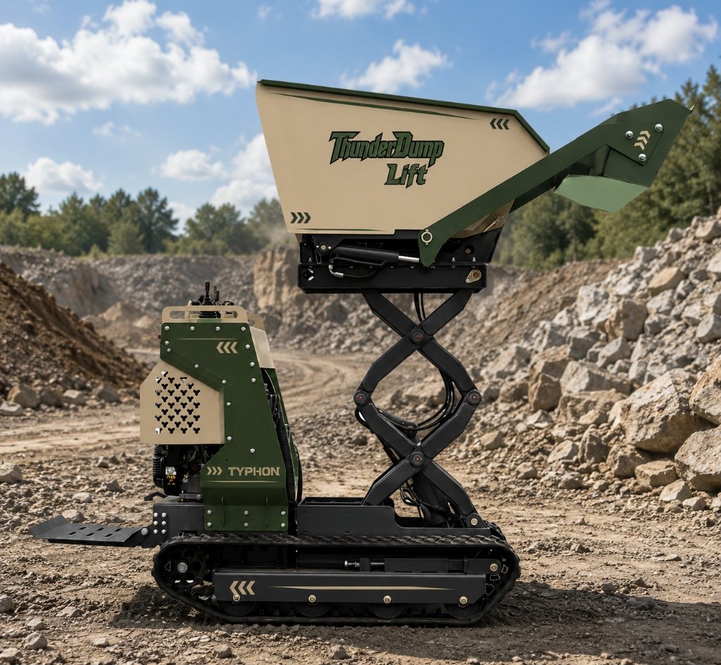 TYPHON ThunderDump Lift on site