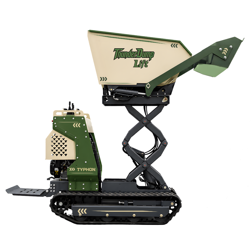TYPHON ThunderDump Lift Tracked Scissor Dumper